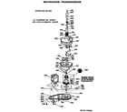 GE WWP1180FAW transmission diagram