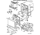 GE GSD640D-04 cabinet parts diagram