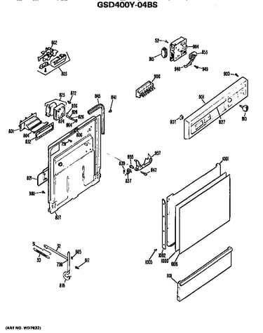 Front/control panel