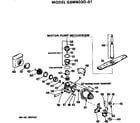 GE GSM603D-01 motor-pump diagram