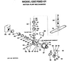 GE GSD700D-01 motor-pump diagram