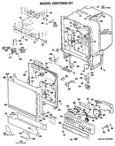 Tub/front/control panel