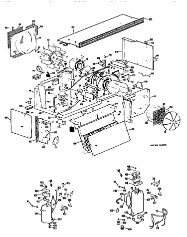 Compressor/fan motor