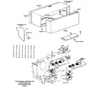 GE A2B678EPESWA cabinet and thermostat diagram