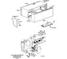GE JV324S1WH cabinet parts diagram