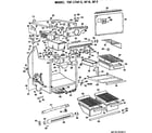 GE TBF17AFC cabinet parts diagram