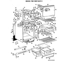 GE TBX18DFB cabinet parts diagram