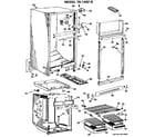 GE TB14SFB cabinet parts diagram