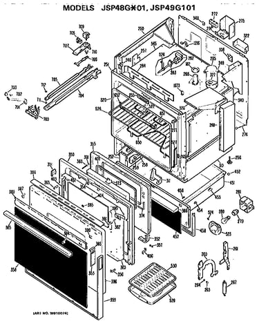 Main body/door