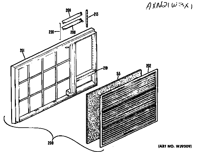 Grille assembly