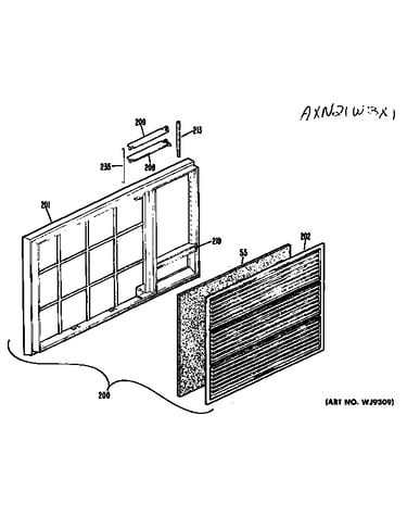 Grille assembly