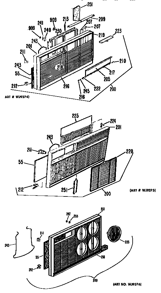 Grille assembly