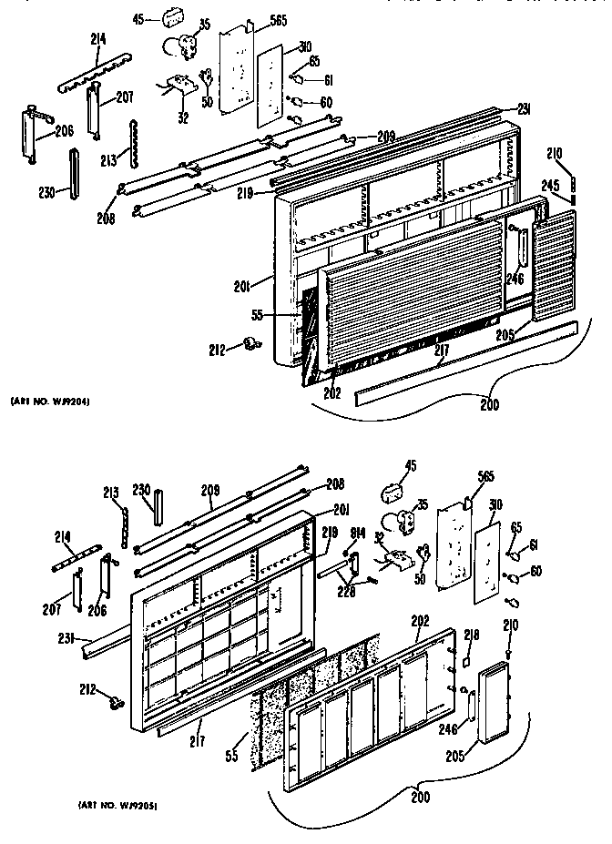 Grille assembly