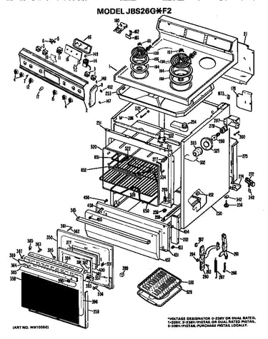 Main body/cooktop/controls