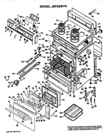 Main body/cooktop/controls
