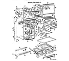 GE TBX20ZGB cabinet parts diagram