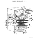 GE TB15SGB cabinet parts diagram