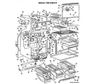 GE TBX23ZGB cabinet parts diagram