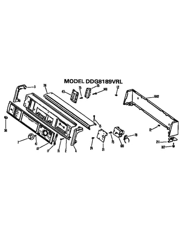 Backsplash for ddg8189vrl