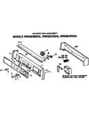 Backsplash for wwa8300gal, wwa8310gal and wwa8324gal