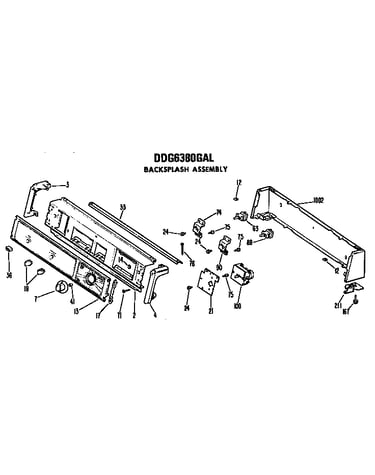 Backsplash ddg6380gal