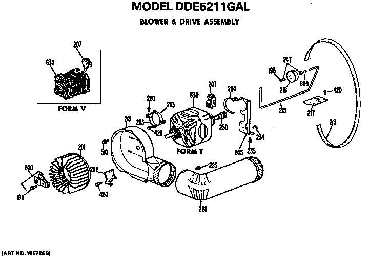 BLOWER AND DRIVE ASSEMBLY