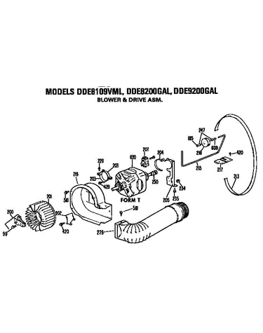 Blower and drive assembly