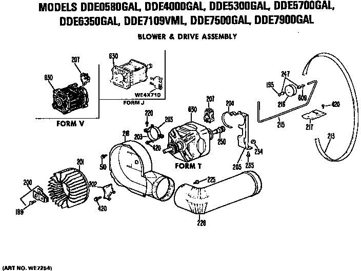 BLOWER AND DRIVE ASSEMBLY