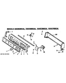 Backsplash for dde0580gal,dde4000gal,dde5300gasl and dde5700gal