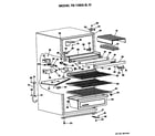 GE TB13SGBLWH cabinet parts diagram