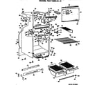 GE TBX18SGC cabinet parts diagram