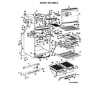 GE TBX18BGB cabinet parts diagram