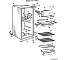 GE TA11SGBRAD cabinet parts diagram
