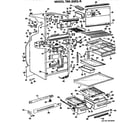 GE TBX20ZGR cabinet parts diagram