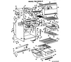GE TBX20DGR cabinet parts diagram