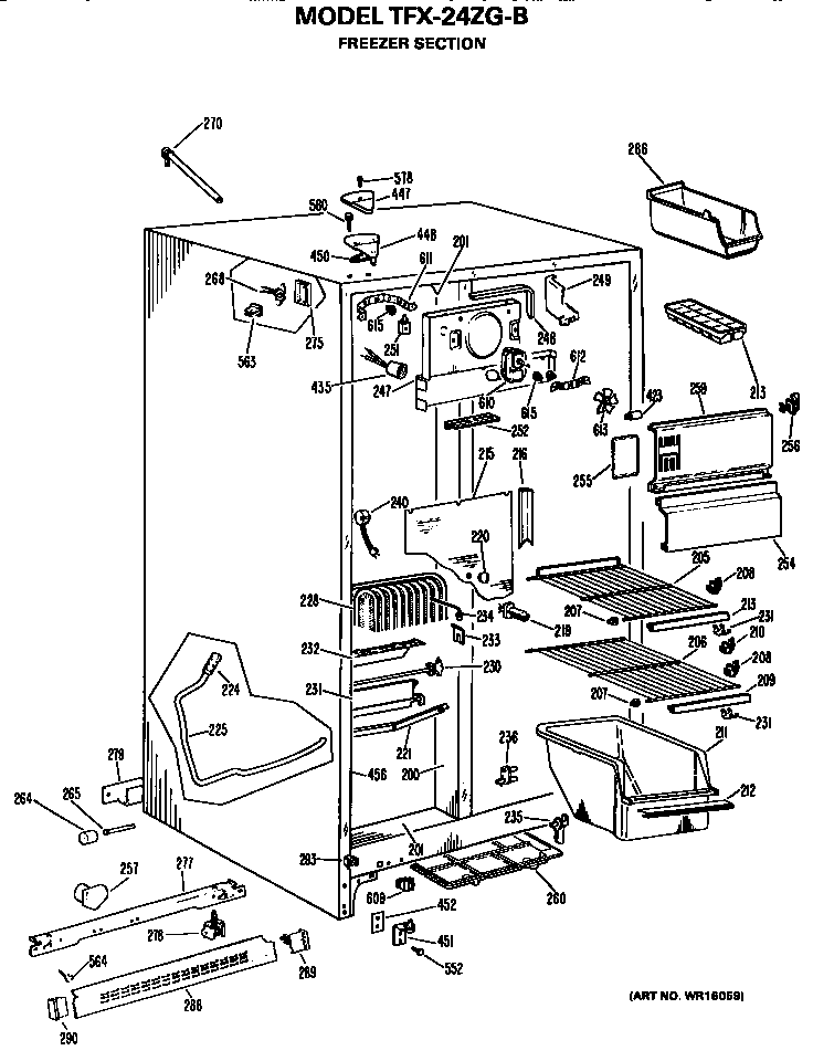 Freezer section