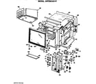 GE JHP56G*H1 upper oven diagram