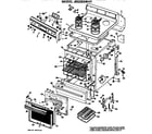 GE JBS26G*H1 main body/cooktop/controls diagram