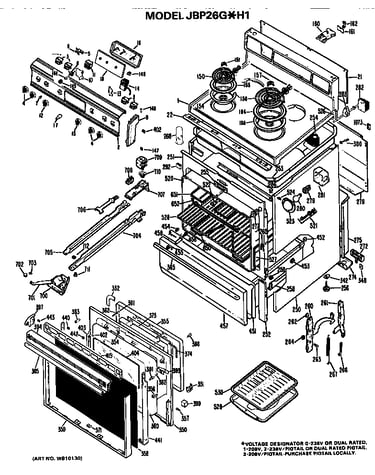 Main body/cooktop/controls
