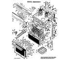 GE JB600G*H1 main body/cooktop/controls diagram