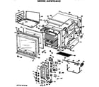GE JHP67G*H2 upper oven diagram