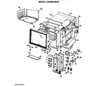 GE JHP56G*H2 upper oven diagram
