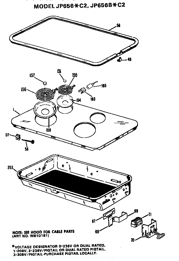 Cooktop assembly