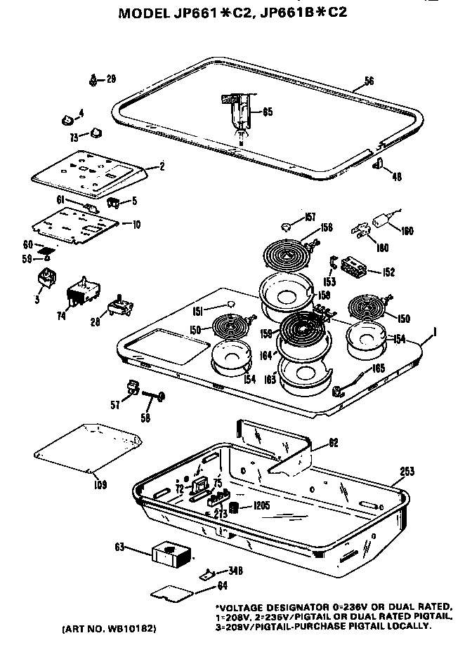 Cooktop assembly