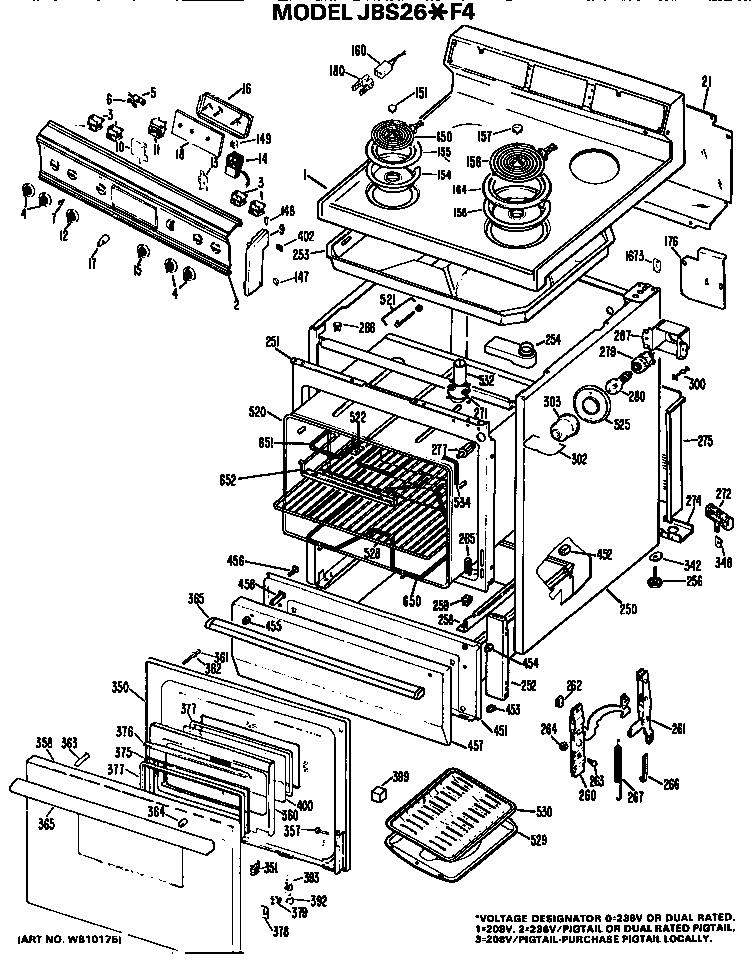 Main body/cooktop/controls