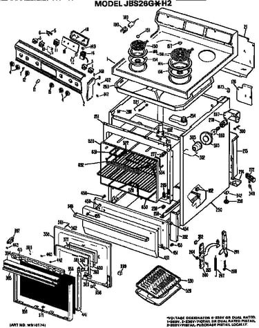 Main body/cooktop/controls