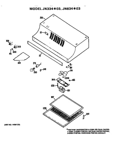 Rangehood assembly