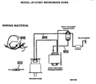 GE JE141501 wiring material diagram