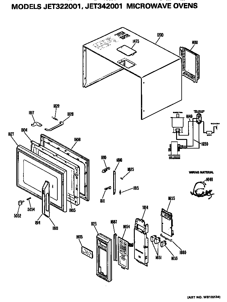 CONTROL/WIRING/DOOR