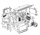 GE A3B683DCALW1 replacement parts diagram